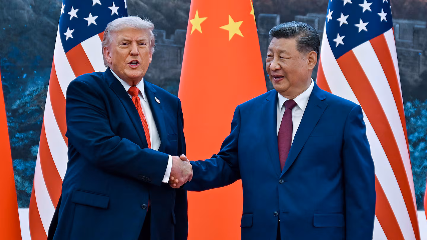 Trump and Xi Jinping meeting Beijing Great Hall