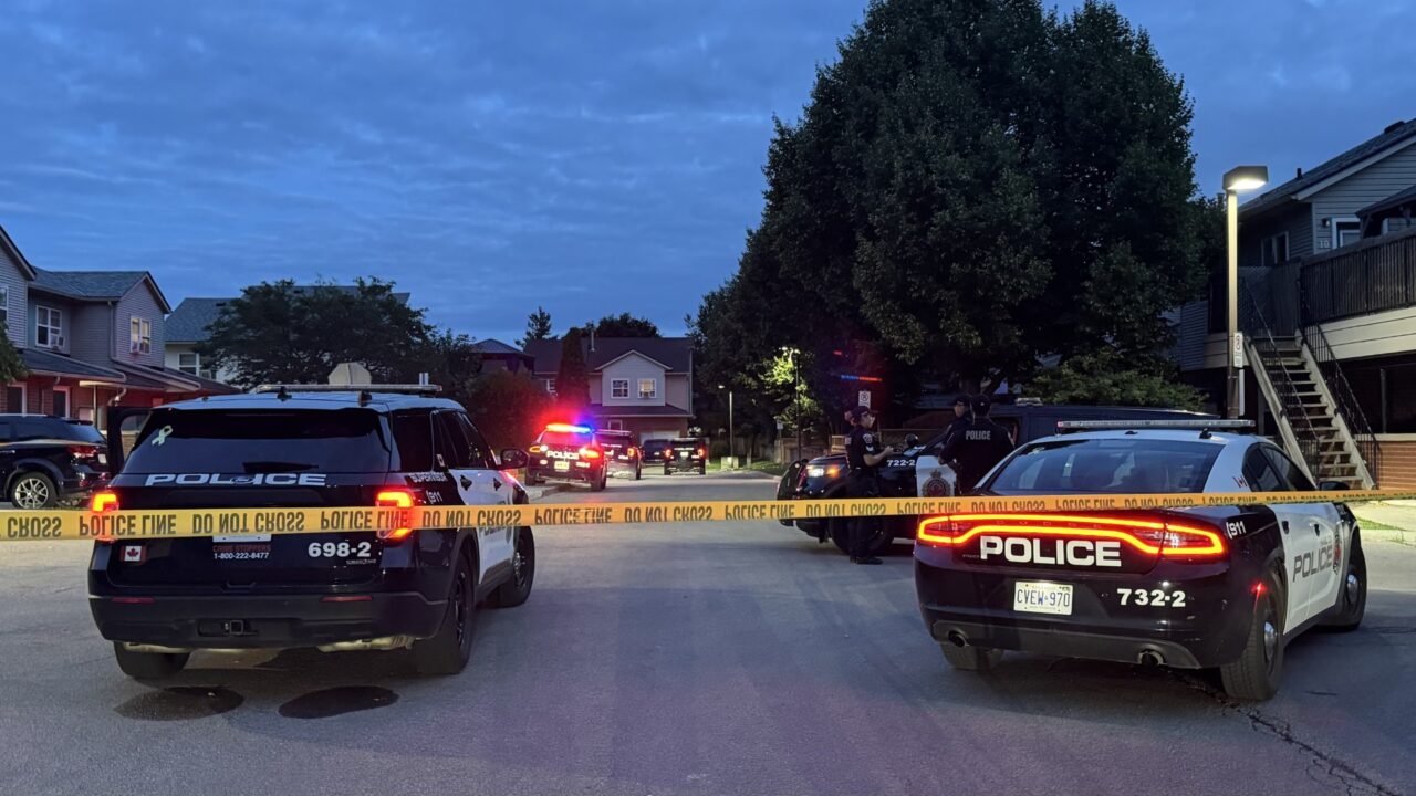 Stoney Creek shooting scene on Candlewood Drive