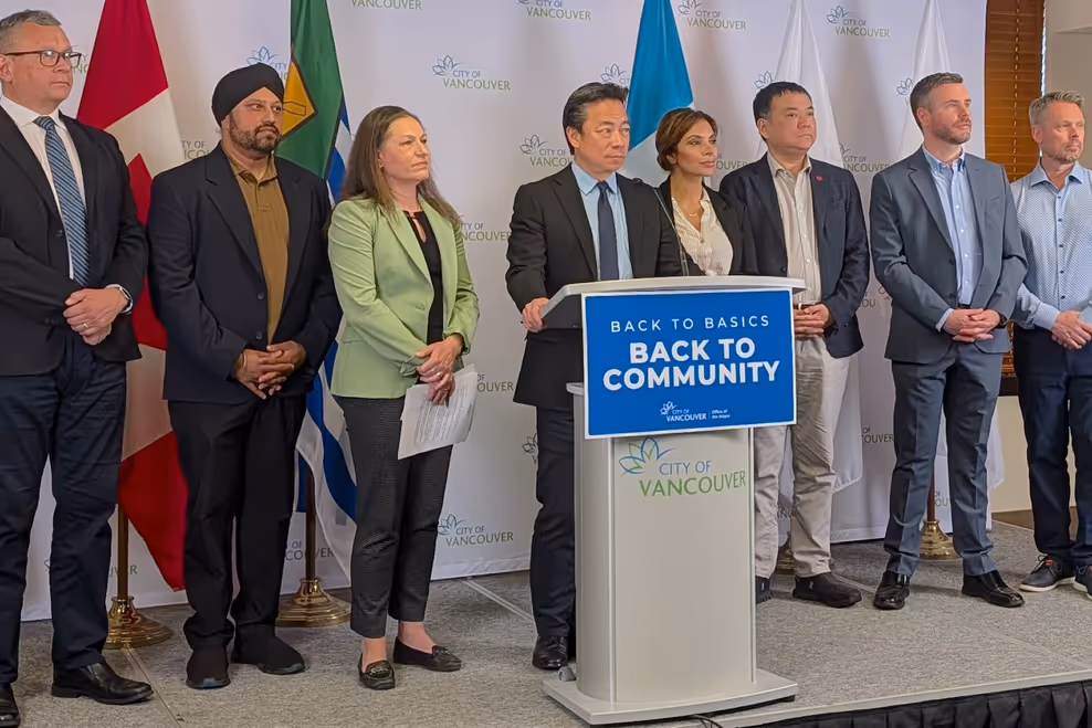 Vancouver mayor Ken Sim survey approval rating