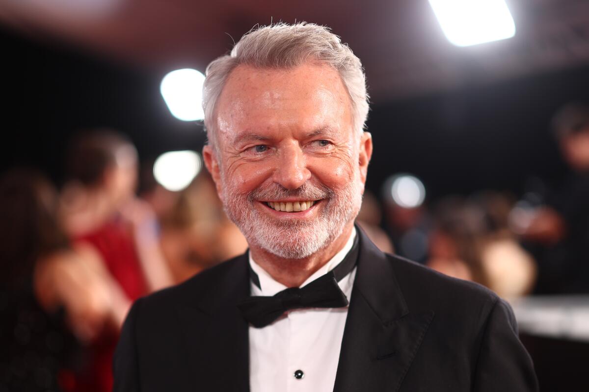 Sam Neill dead at 78 portrait photo