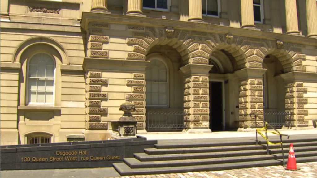 OINP applicants court challenge outside Osgoode Hall