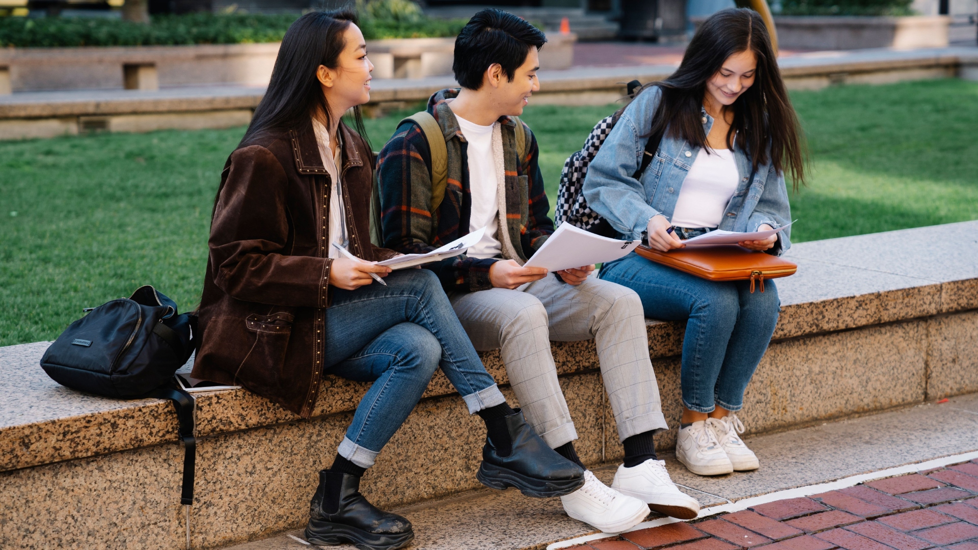 young Canadian undergrads moving into university residence