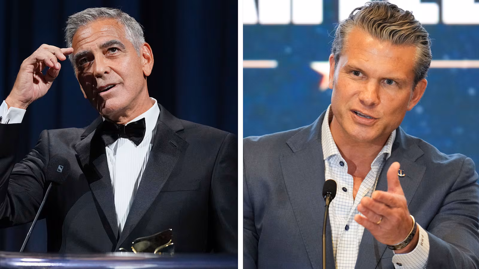 Clooney slams Hegseth at Venice Film Festival press conference